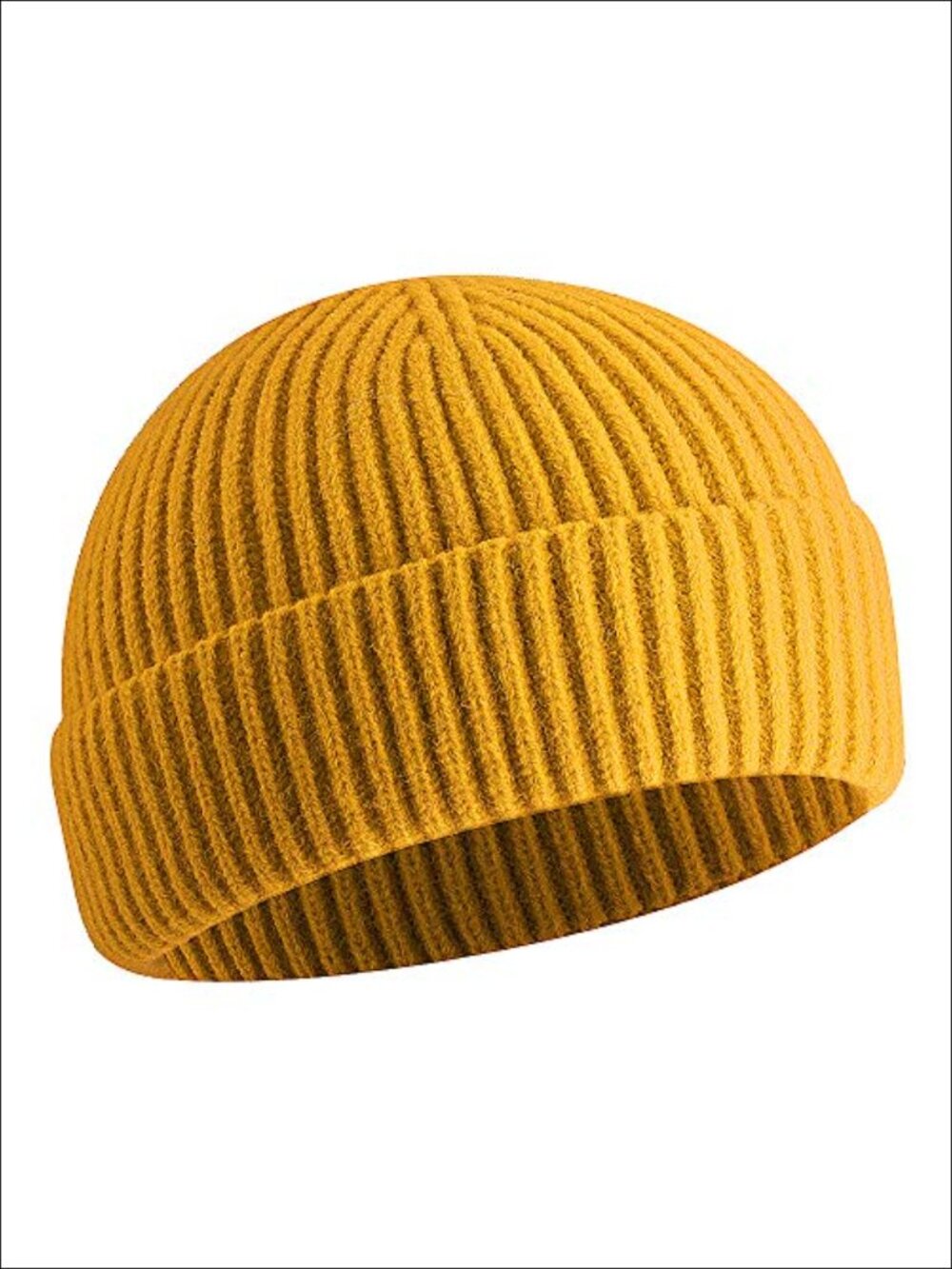 Wool Blend Knit Beanie for Men Women Winter Warm Hat Fisherman Style